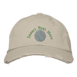 Tennis bestickter Hut