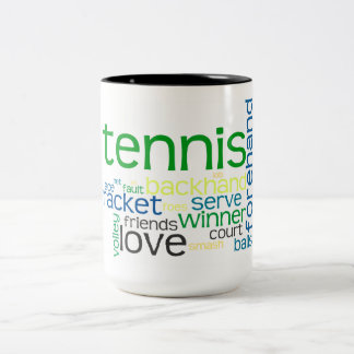 Tennis bezeichnet als Tasse