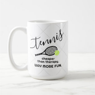 Tennis billiger als Therapeutik Sonnensport Kaffeetasse