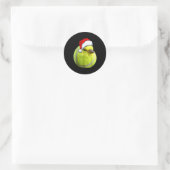 Tennis Bird Ball Meme Christmas Pajamas Funny Meme Runder Aufkleber (Tasche)