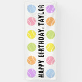 Tennis Birthday Banner (Vertikal)