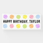 Tennis Birthday Banner (Horizontal)