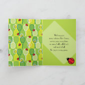 Tennis Birthday Card, individuell anpassbare Karte (Innenseite)