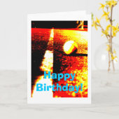 Tennis Birthday Card Karte (Gelbe Blume)