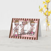 Tennis Birthday Card - Tennis Karte (Gelbe Blume)