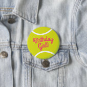 Tennis Birthday Party Button (Beispiel)
