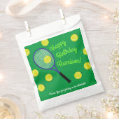 Tennis Birthday Party Geschenktütchen (Ausgeschnitten)