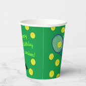 Tennis Birthday Party Pappbecher (Rechts)