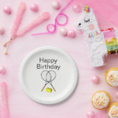 Tennis Birthday Party Pappteller (Party)