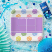 Tennis Birthday Personalisiert Paper Teller (Party)