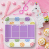 Tennis Birthday Personalisiert Paper Teller (Party)