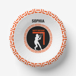 Tennis Birthday, Tennis Girl Player Pappteller