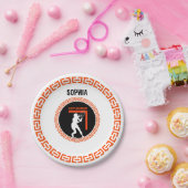 Tennis Birthday, Tennis Girl Player  Pappteller (Party)