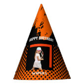 Tennis Birthday, Tennis Girl Player Partyhütchen (Vorderseite)