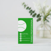 TENNIS-Blasen Visitenkarte (Stehend Vorderseite)