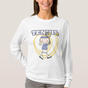 TENNIS - blonde Mädchen-T-Shirts und Geschenke T-Shirt