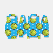 Tennis Blue Polka Dots Geburtstagsparty Geschenkschachtel (Ungefaltet)