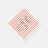 Tennis-Brautparty mit perfektem Match Serviette (Ecke)