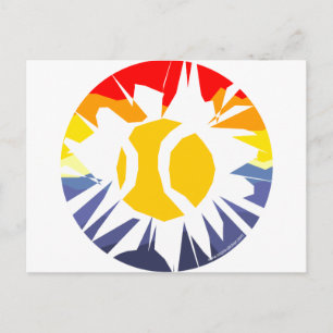 Tennis Break Postkarte