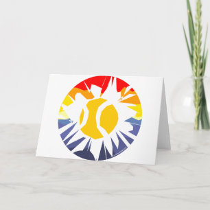 Tennis bricht durch die Mauer Karte