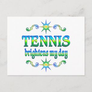 Tennis Brightens Postkarte