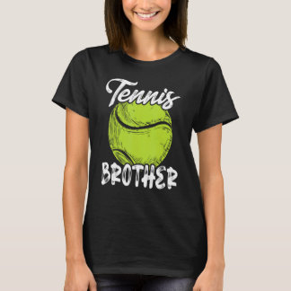 Tennis Brother Men Set Tennis Ball T-Shirt