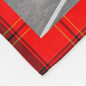 Tennis Buffalo Foto Collage Fleecedecke (Ecke)