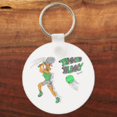 Tennis Bunny Schlüsselanhänger (Vorderseite)