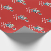 Tennis-Cartoon des Kindes kundenspezifischer Geschenkpapier (Ecke)