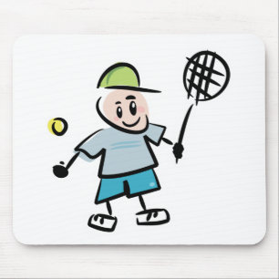 Tennis Cartoon Mauspad