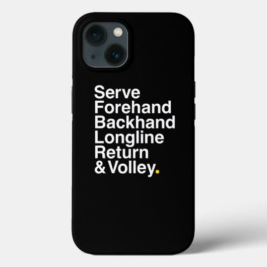 TENNIS Case-Mate iPhone HÜLLE (Rückseite)