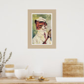 Tennis Cat Poster (Küche)
