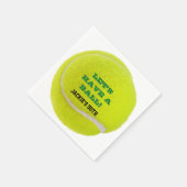 Tennis Celebration Haben Sie einen Ball Serviette (Ecke)