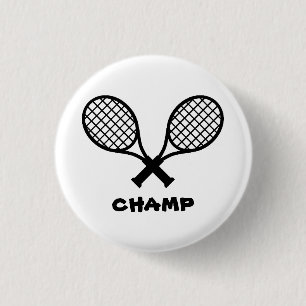 Tennis Champ Abzeichen Button