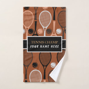 Tennis Champ Ihr Spielername Funny Personalisiert Handtuch
