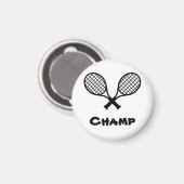 Tennis Champ Magnet (Vorderseite/Rückseite)