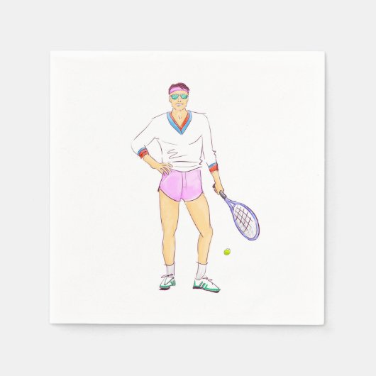 Tennis Chic Serviette (Vorderseite)