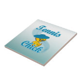 Tennis Chick #3 Fliese (Seite)