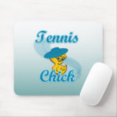 Tennis Chick #3 Mousepad (Mit Mouse)