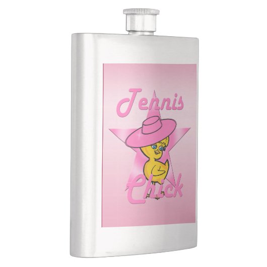 Tennis Chick #8 Flachmann (Rechts)