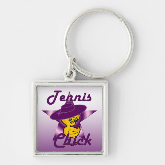Tennis Chick #9 Schlüsselanhänger (Vorne)