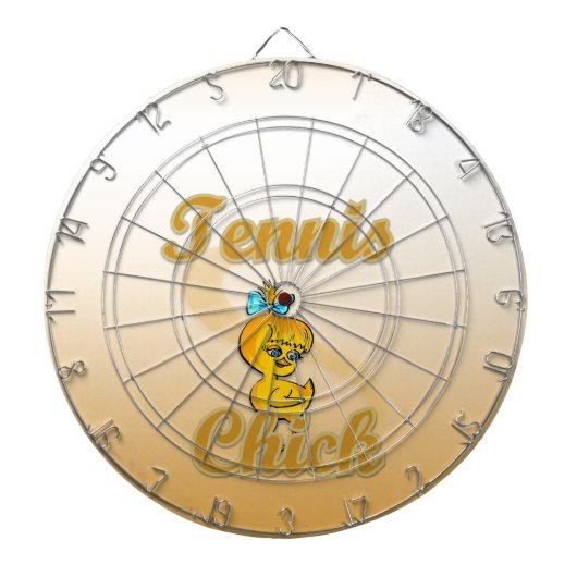 Tennis Chick Dartscheibe (vorne)