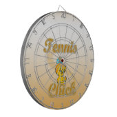 Tennis Chick Dartscheibe (Vorderseite Links)