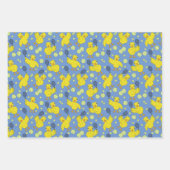Tennis Chick Muster Wrapping Paper Geschenkpapier Set (Vorderseite 3)
