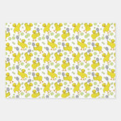Tennis Chick Muster Wrapping Paper Geschenkpapier Set (Vorderseite 3)