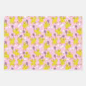 Tennis Chick Muster Wrapping Paper Geschenkpapier Set (Vorderseite 2)