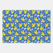 Tennis Chick Muster Wrapping Paper Geschenkpapier Set (Vorderseite)
