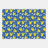 Tennis Chick Muster Wrapping Paper Geschenkpapier Set (Vorderseite 3)