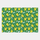 Tennis Chick Muster Wrapping Paper Geschenkpapier Set (Vorderseite 2)