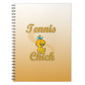 Tennis Chick Notizblock (Vorderseite)